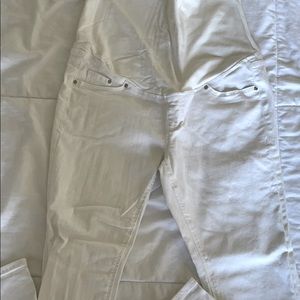 White maternity Jeans